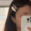 Objet213 Beige Boat Hair Clip Set