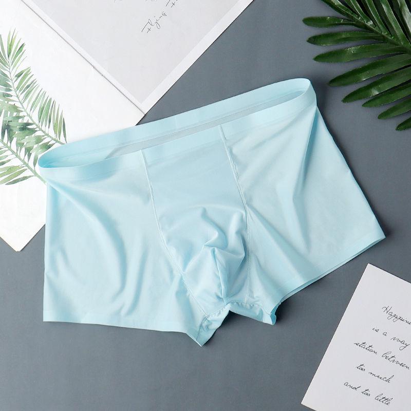 Zomer Heren IJszijde Naadloze Boxer Briefs - Ademend, Lichtgewicht, Jeugdig Design.