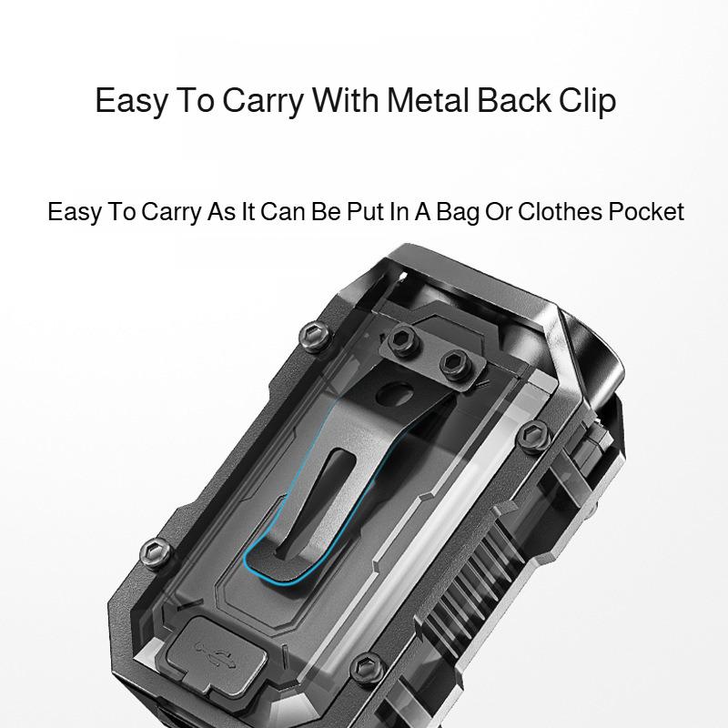 Multifunctional Strong Light Flashlight Rotating Work Light Outdoor Maintenance Warning Light Bright Auto Repair Work Light