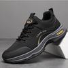 Non-slip Men's Shoes New Breathable Outdoor Casual Shoes Soft Sole Wear-resistant Work Shoes Comfortable Lace-up Sports Shoes Men