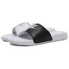 Womens Benassi JDI Slides 'Pure Platinum' (women's Sizes) White / Pure Platinum-Black Slide Slippers 343881 104