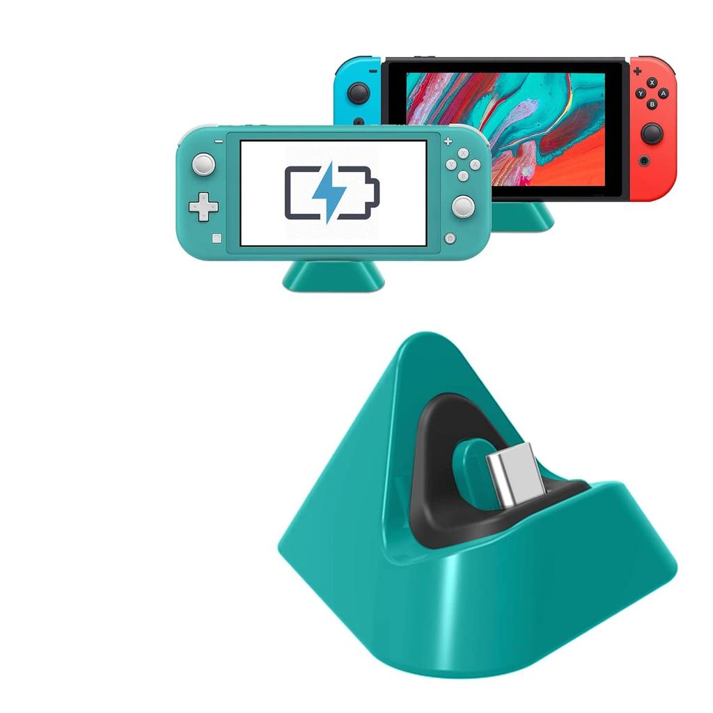 Charging Dock for Nintendo Switch Lite, Charging Stand Station Compatible with Nintendo Switch (Coral)