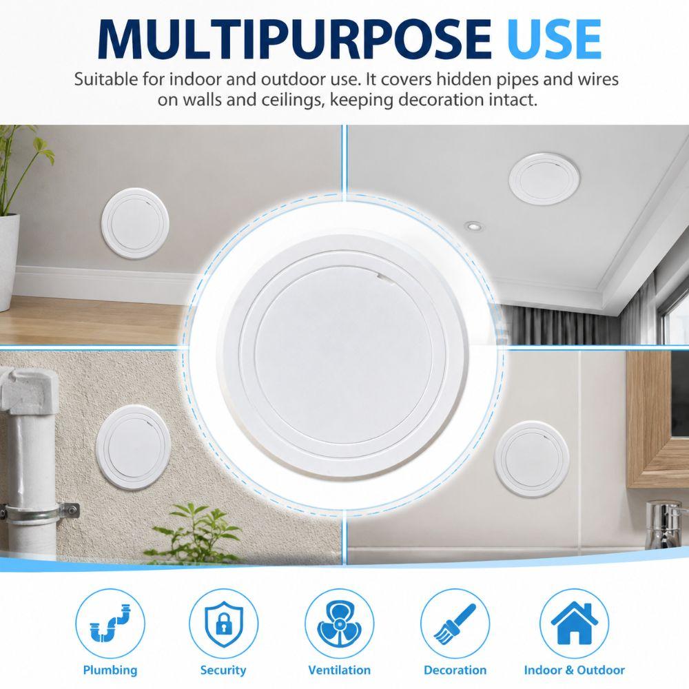 White Wall Hole Cover Self Adhesive Access Doors New Wall Panel