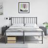 VidaXL Bedside Tables 2 Pcs Anthracite 34.5x39x44 Cm Steel, Cabinet, Bedroom Furniture, Telephone Stand, Cabinet 841612