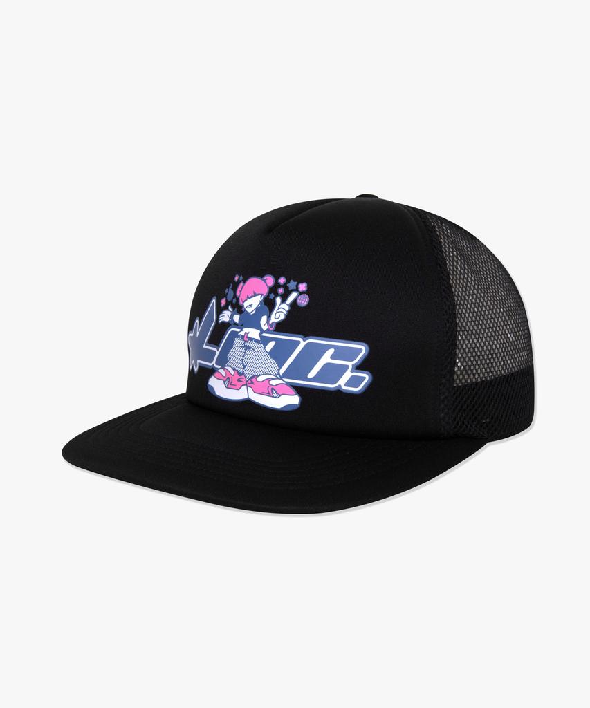 LMC Lost City Girl Mesh Cap Black