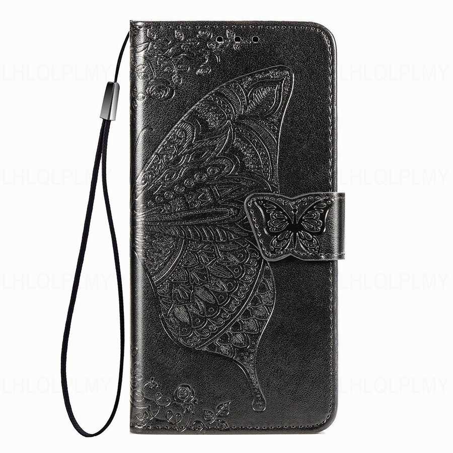 Butterfly Leather Flip Case For Xiaomi Redmi Note 11 12 Poco M6 Pro 5G X8 M8 F8 17 Ultra C75 X6 F6 C65 13T 14T 11T 13 Lite 14C A2 A3 13C Wallet Cover