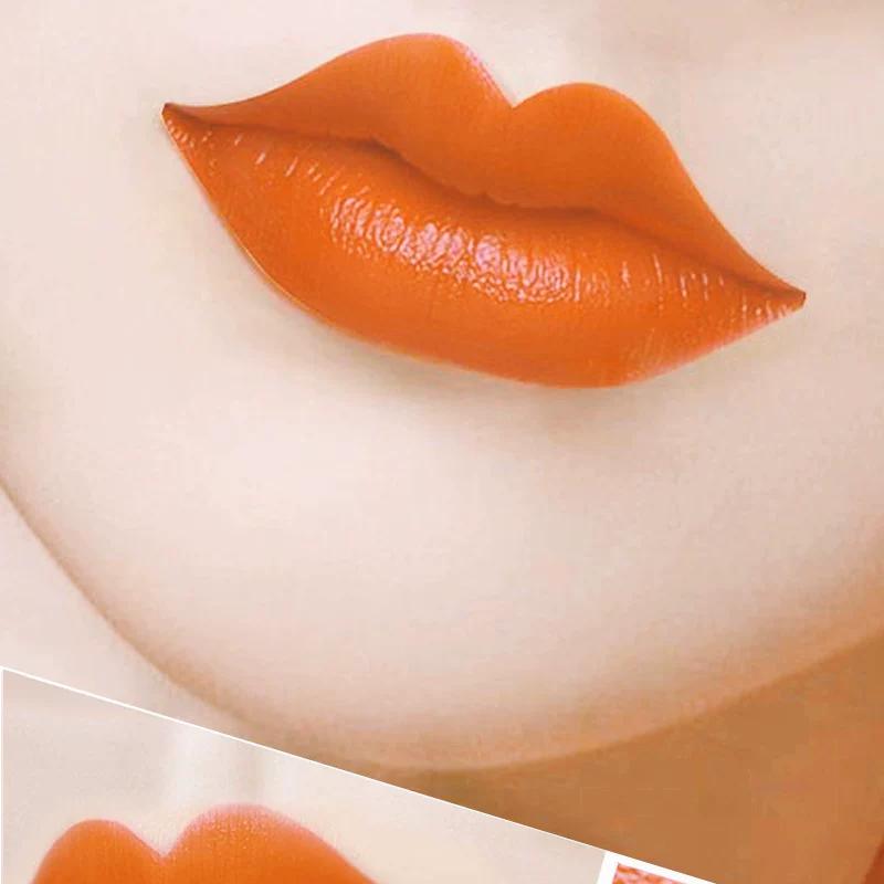 Cinnamon Milk Tea Color Bean Paste Lipstick, Non-Fading, Non-Stick, Big Brand Genuine Waterproof Matte Official Flagship Store Sea Salt
