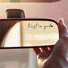 Trust In God Heart Car Rear View Mirror Sticker Decal Faith Bible Verse Christian Church Auto Vehicle Bumper Decor