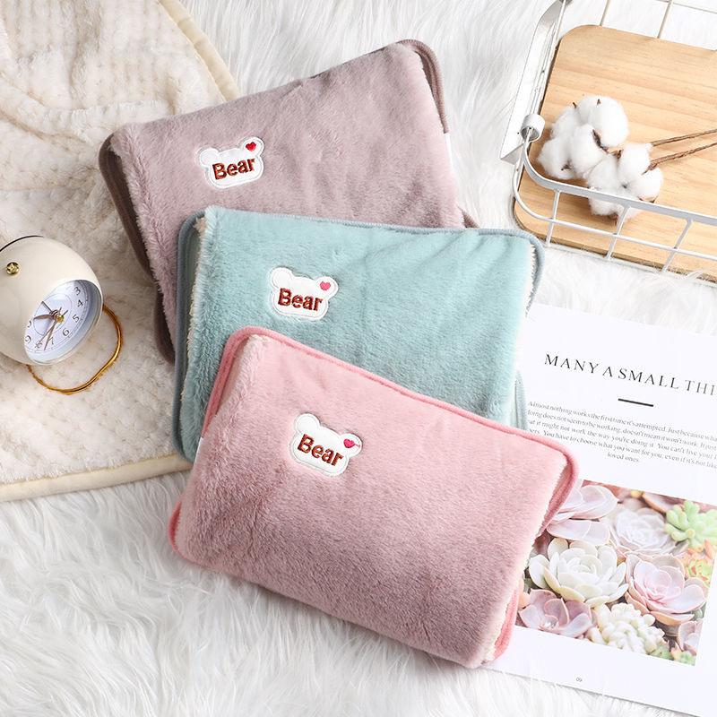Electric Hot Water Bag Reusable Hot Water Bottle Rechargeable Safety Thickening Hand Warmer Pocket Autumn Winter Keep Warm Tools