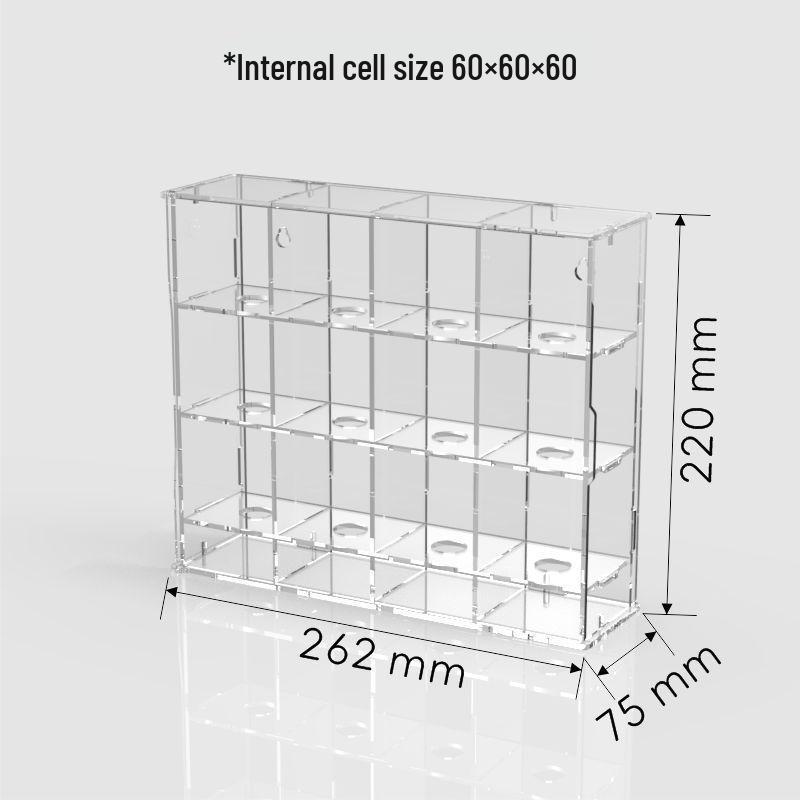 High Transparency Acrylic Display Stand for Table Tennis or Golf Ball Collection