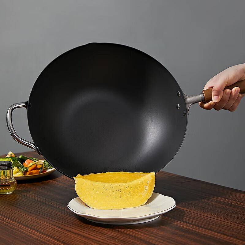 Kanda Iron God 3 Fiber Pattern Wok 30cm