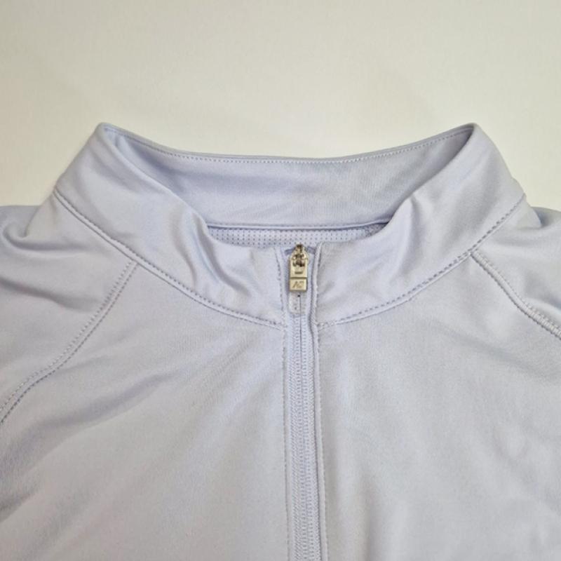 New Balance Half Club New Balance Women S Crop Half Zip Up raSh Guard Nbmdd3w