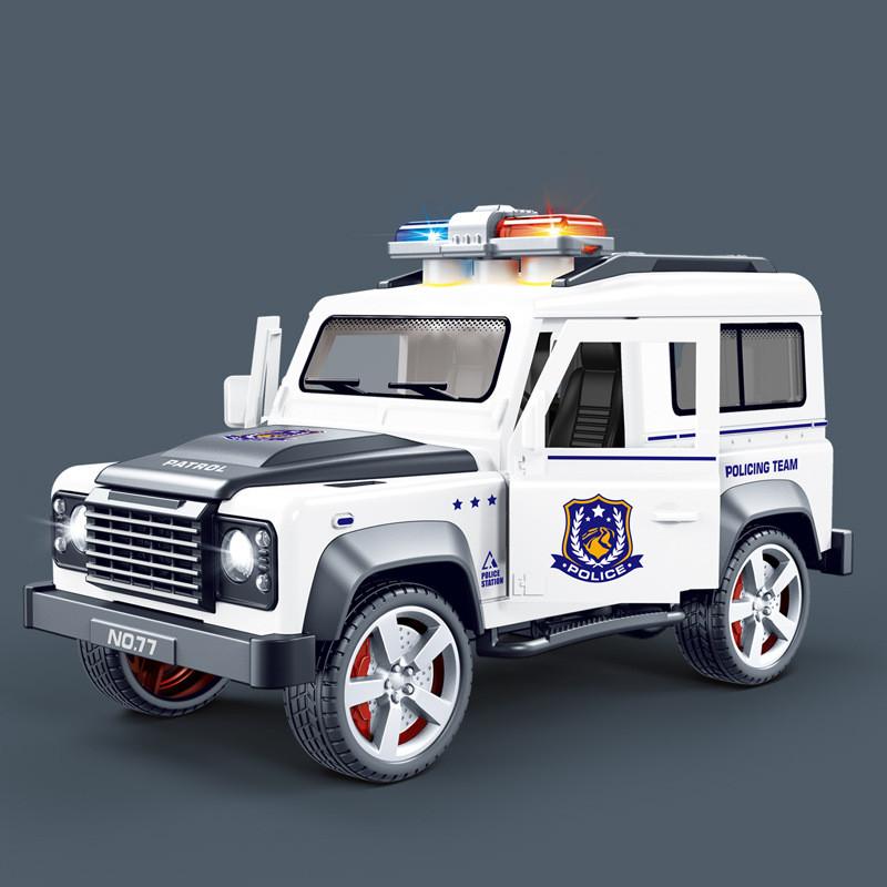 Simulation Off Police Road Vehicle Model Toy With Sound And Functions Light