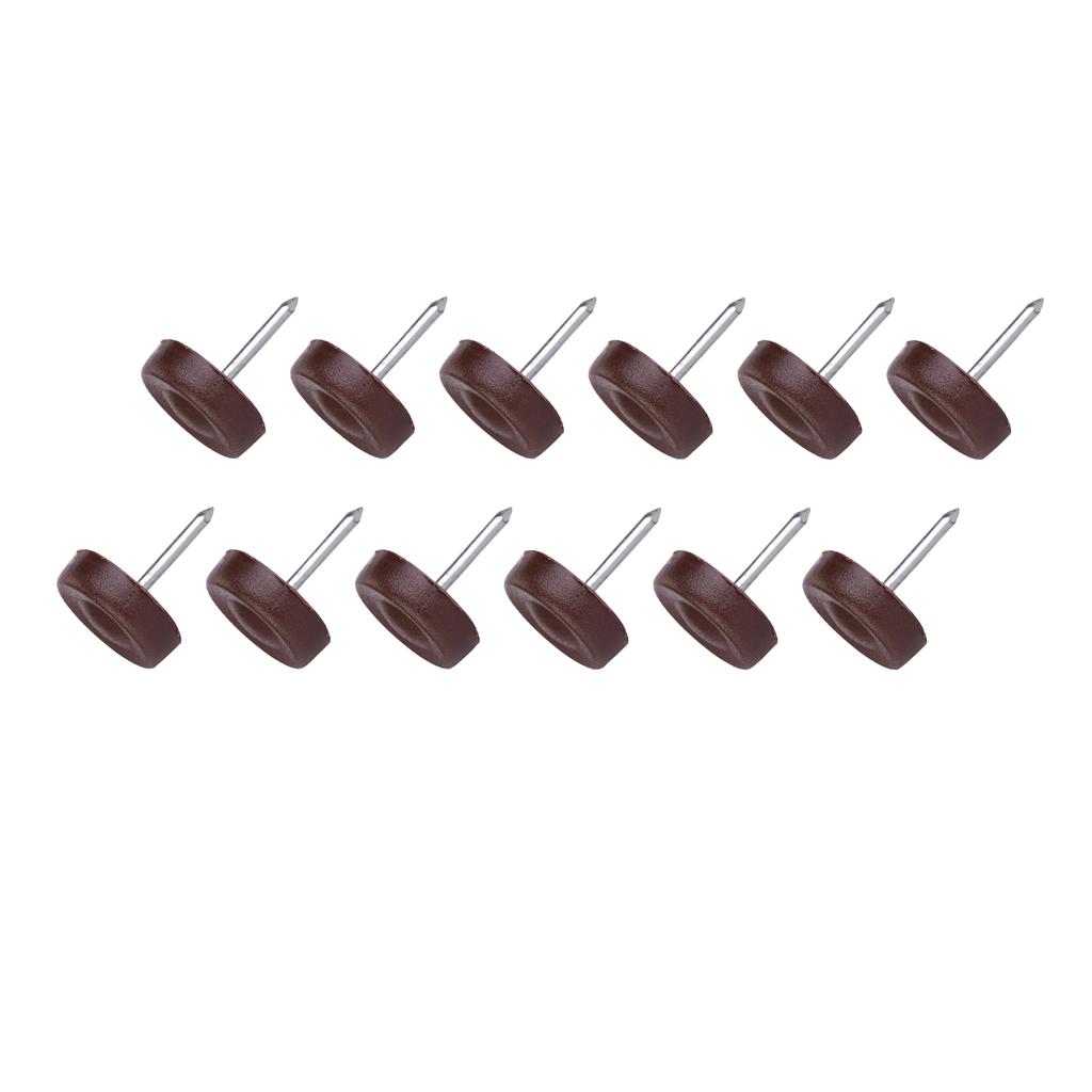 100pcs Furniture Sofa Chair Table Bottom  or Glides Anti slip Nails Pads 14mm*4mm