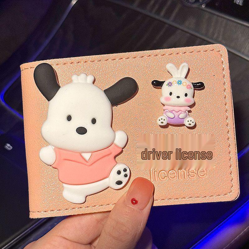 Pochacco Leather Card Holder & License Protector 2024