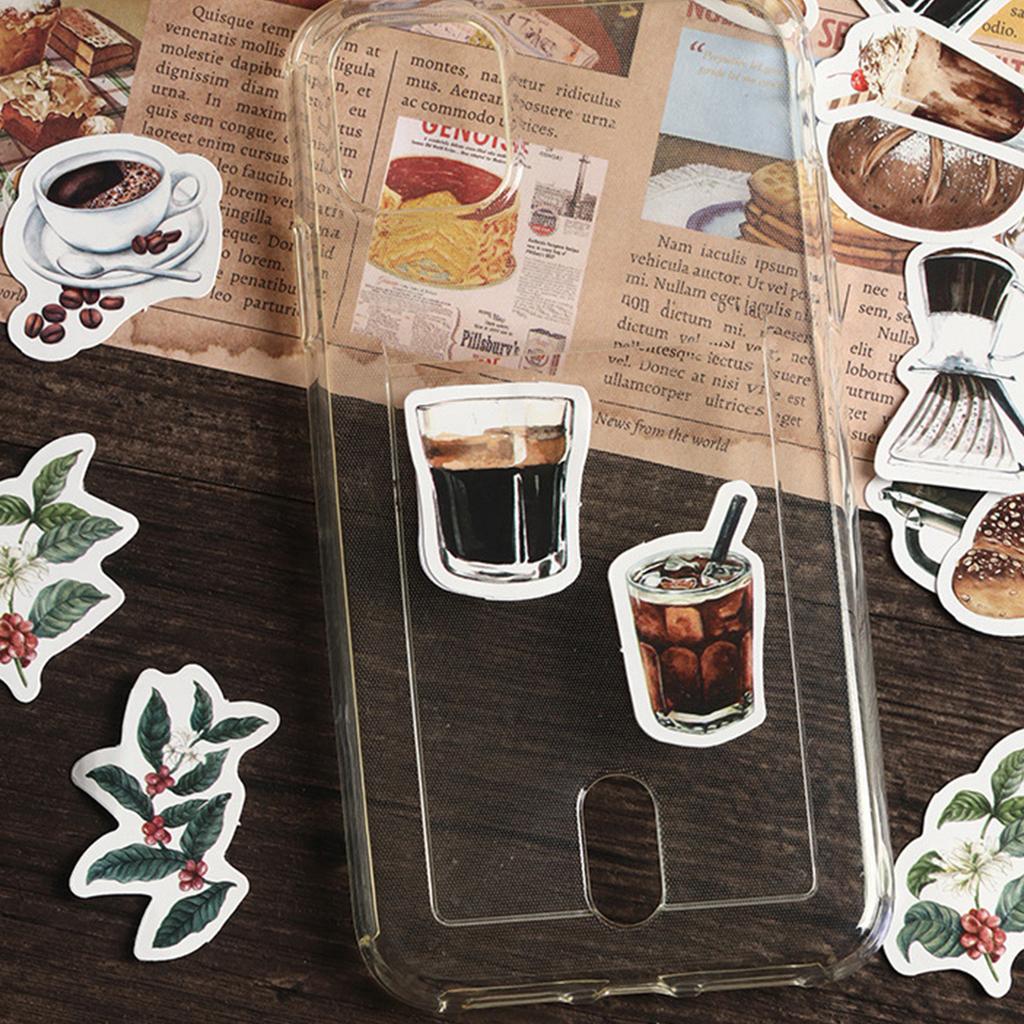 46 Piezas Pegatinas para Scrapbook DIY Impermeables Autoadhesivas Decorativas para Diarios Álbum de Fotos