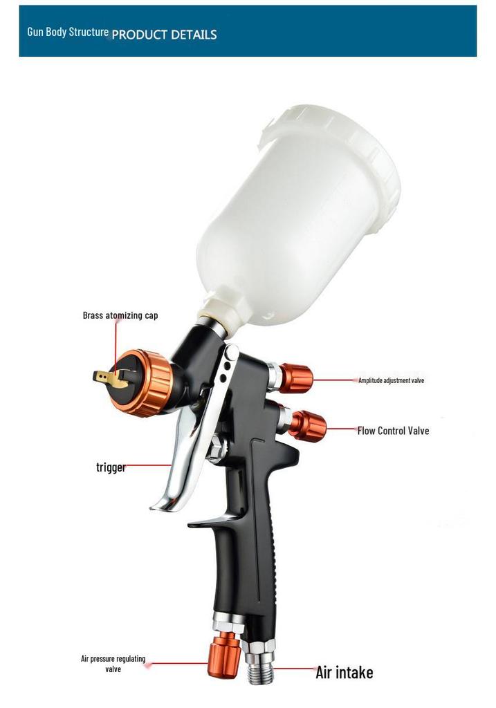 Popular Small Spray Gun for Car Paint & Minor Repairs with Free Shipping