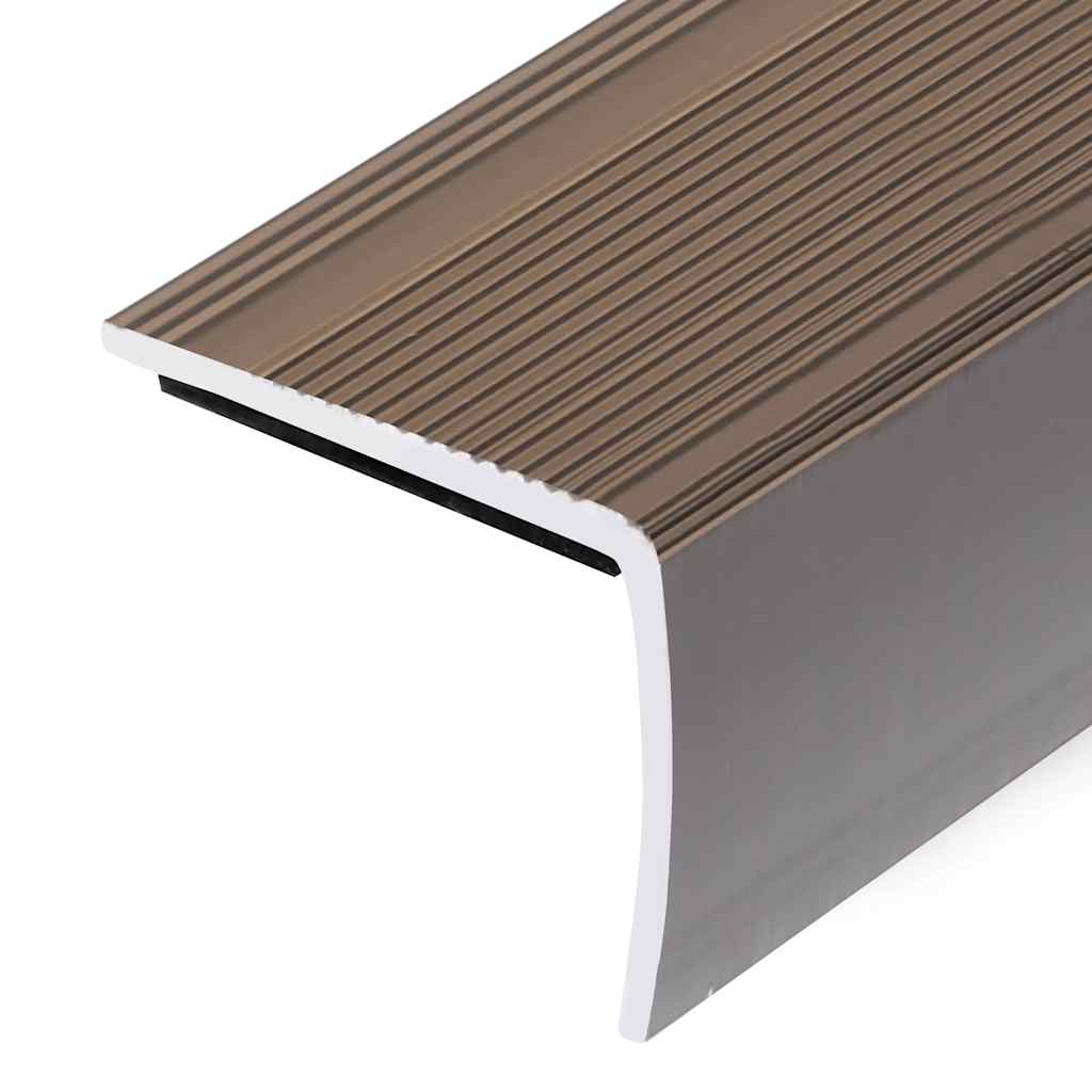 Listwy Schodowe W Kształcie Litery L 5 Szt. Aluminium 90 Cm