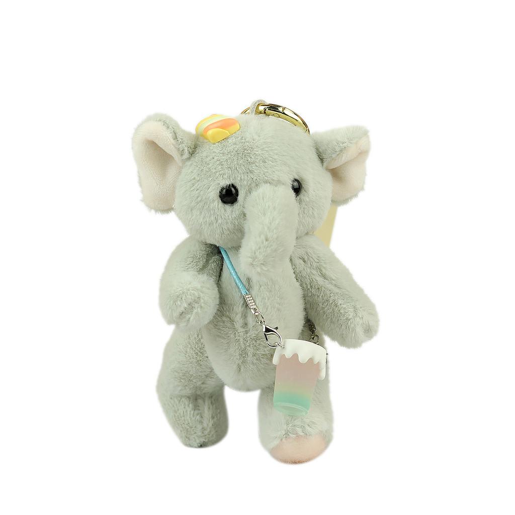 Cute Elephant Plush Keychain With Movable Joints For Bag Decoration And Gift Ideas