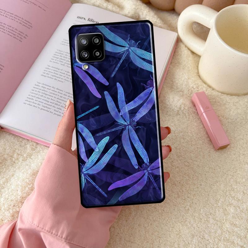 Luxury Dragonfly For Samsung Galaxy A06 A16 A26 A36 A56 A52 A53 A33 A13 A34 A54 A14 A15 A35 A55 A22 A32 Case