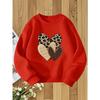 European Size unisex Round Neck Sweatshirt with Fashionable Print, a Versatile Top