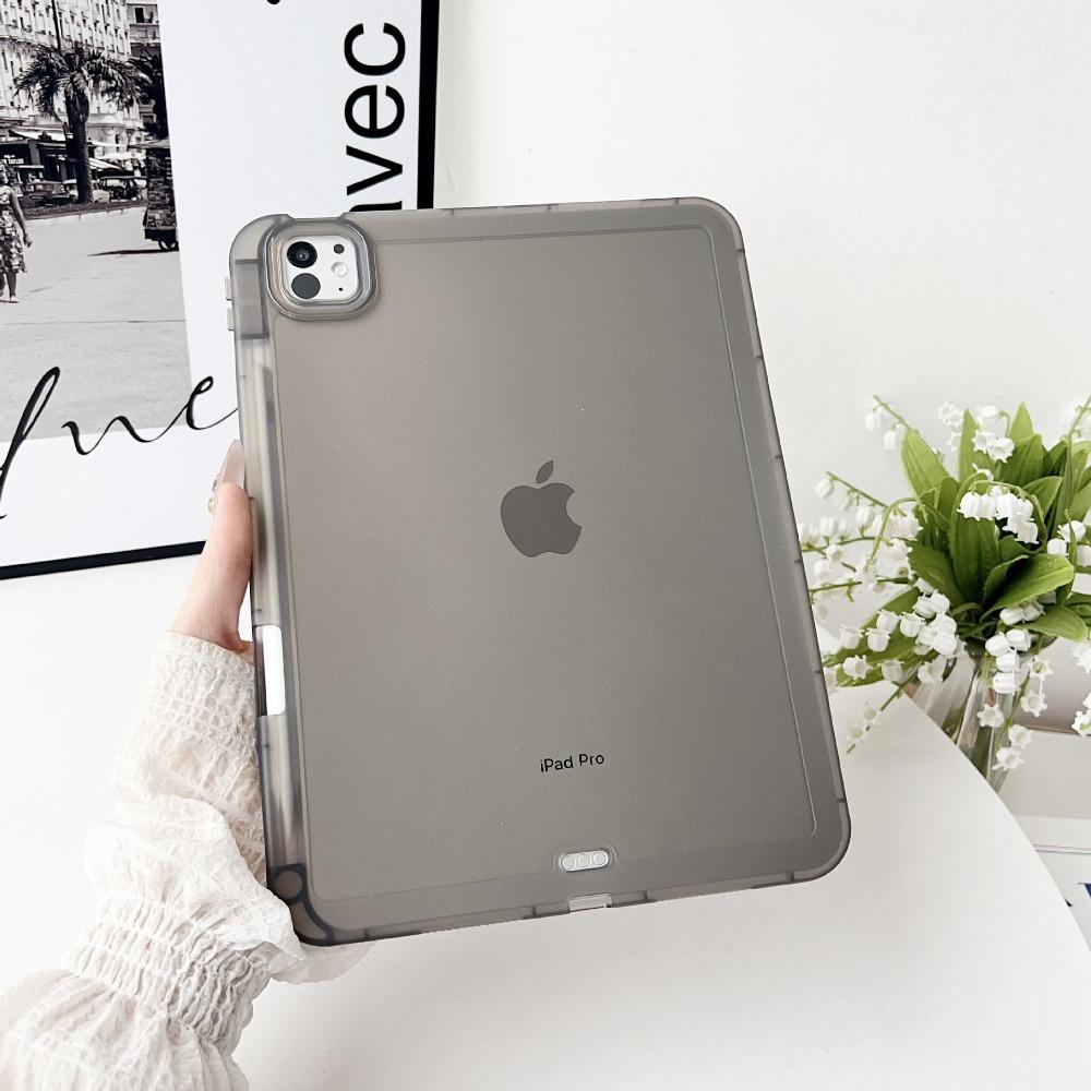 Pencil Holder Case For iPad A16 11th 10th 10.9 Air 4 Air 5 Air3 10.5 10.2 7th 8th 9th Pro 11 5th 6th 9.7"mini 6 7 Soft TPU Cover