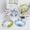 Inflatable Swimming Pool Float Ring Mini Floating Toy Accessories Bath Toy  Swimming Pool