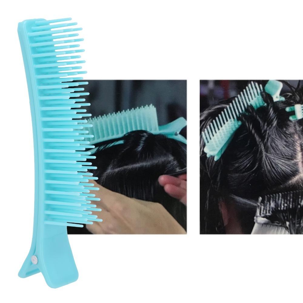 Lightweight Hair Styling Clips Black Hair Sectioning Clips Salon Hair Clips Home Use синий