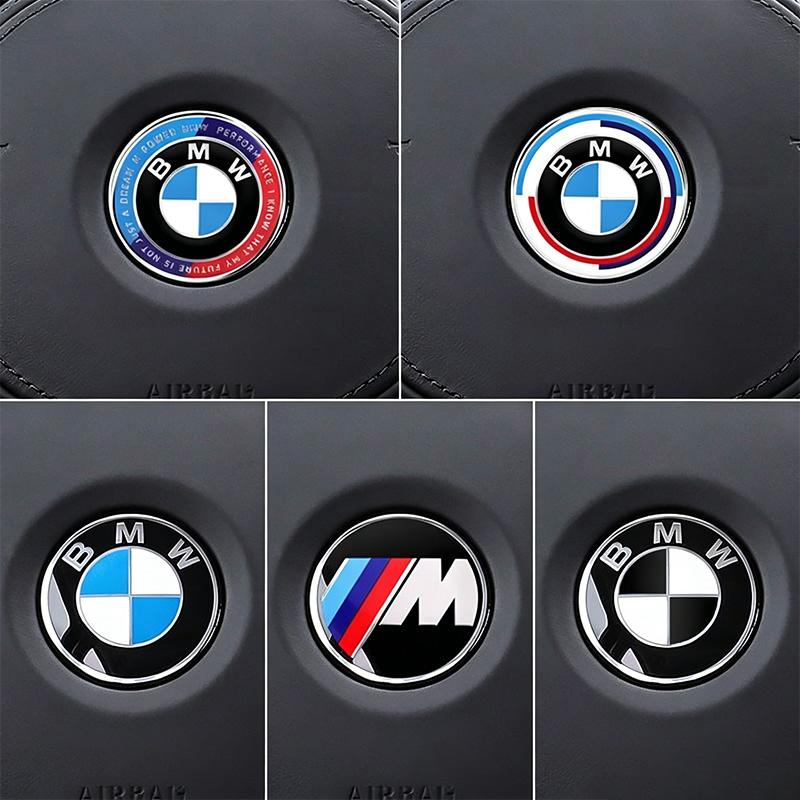 Car Steering Wheel Decoration Badge 45mm Sticker Accessories For BMW F25 F26 F16 F15 F34 F07 F40 F10 F45 F46 G20 G22 G23 G12 F13 DL5
