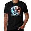 The Devil T-Shirt Trendy Casual Short Sleeve Shirt Unisex Style; Suitable As a gift,Tops Tees