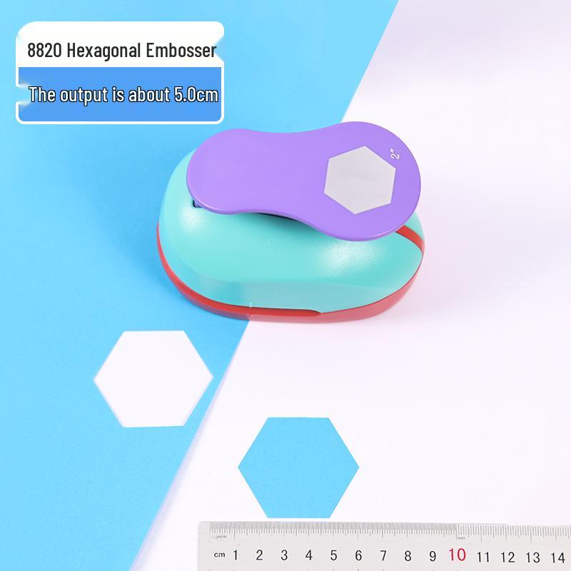 Children's DIY Embossing Machine: Easy Large Flower Punch for Kindergarten Craft and Paper-Cutting Projects