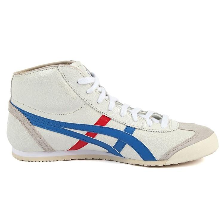 ONITSUKA TIGER Mexico Mid Runner 'Blanco Azul Rojo' para Hombre DL409-0142