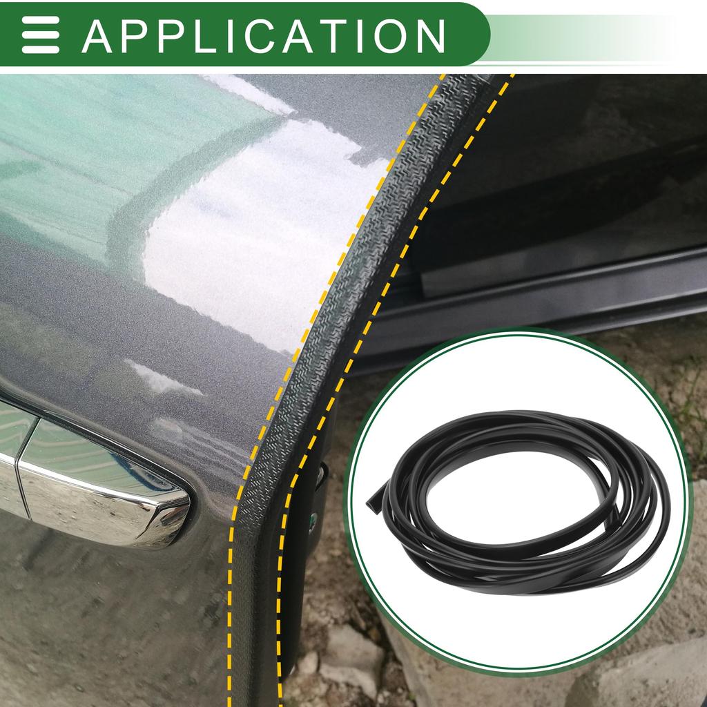 Motoforti Car Molle U Shape Door Edge Protector Door Edge Guard Anti-Scratch Protective Seal