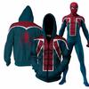 Marvel 3D Digital Print Zip Up Hoodie Casual Spring Top IP Movie Series Gift for Boys