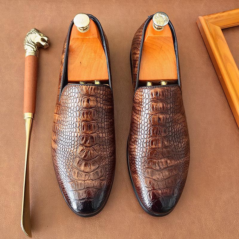 

Кожаная обувь Повседневная деловая обувь для мужчин Платье Tenis De Hombre Мокасины Мокасин Tenis Caballero Дизайнерские кроссовки 46 коричневый