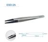 6PCS Watch Hands Installation Work Tweezers Straight Elbow Handle Stainless Antistatic Plastic Tweezers ESD-259 ESD-259A ESD-7A