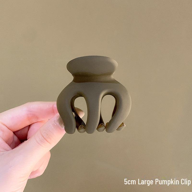 Frosted Flower Anti-Collapse High Ponytail Claw Clip