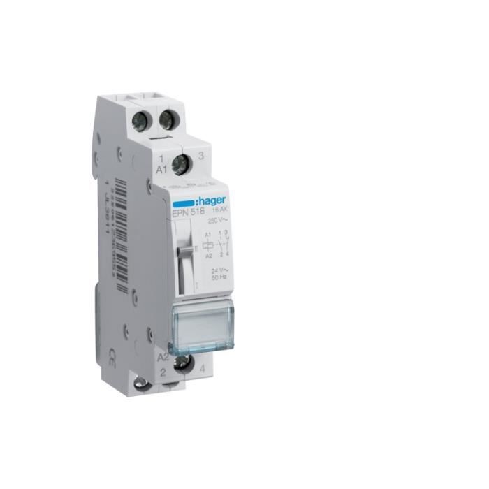 HAGER - Télérupteur 1O+1F 24V