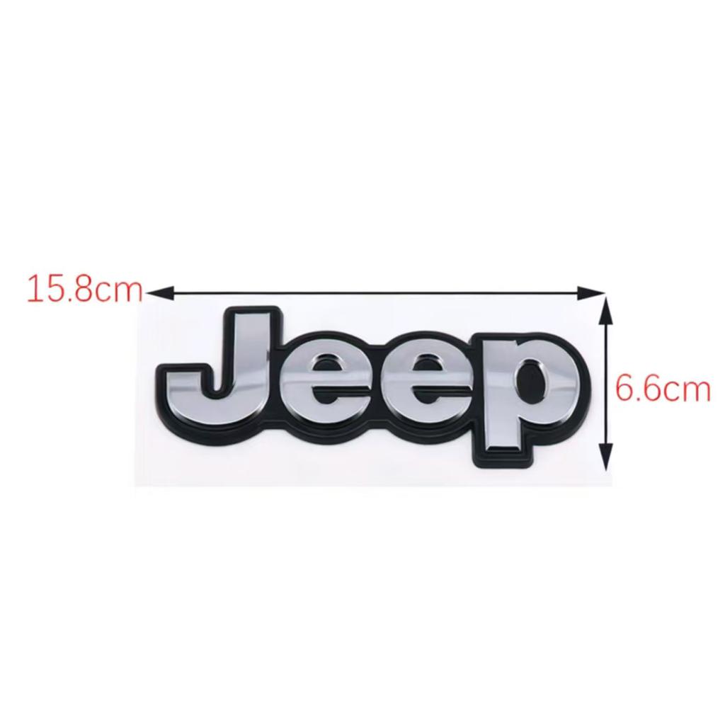 Car Front Rear LIMITED 4X4 Logo Auto Grille Emblem Sticker Accessories For Jeep Renegade Compass Grand Cherokee Wrangler Rubicon