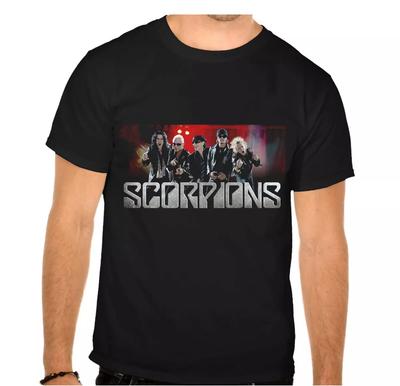 SCORPIONS ROCKBAND ROCKMUSIK-LEGENDEN Schwarzes T-SHIRT -944-