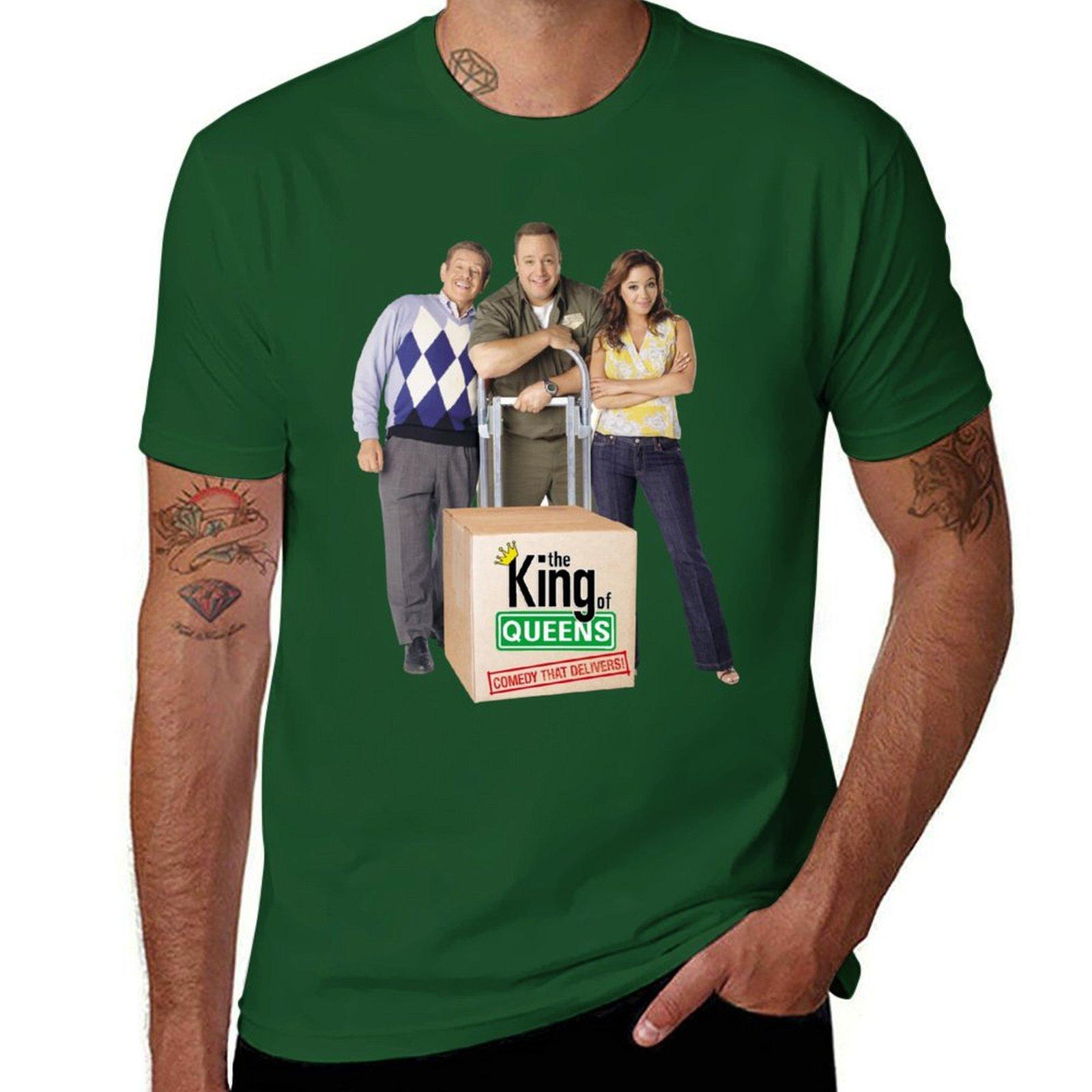 

The King of Queens Tshirt cute tops heavyweights sports fans mens t shirts casual stylish 4XL