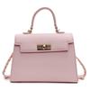 Small Pu Crossbody Bag With Top Lock For Work And Casual Outings