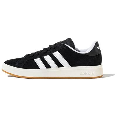 Adidași Grand Court Base anii 00 'Black White Gum' JP6335