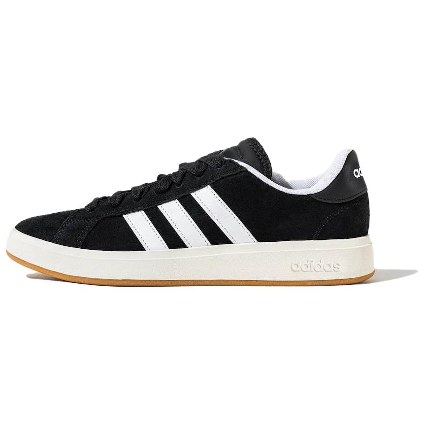 

adidas Grand Court Base 00s Black White Gum Unisex Sneakers Core-Black Footwear-White JP6335 36