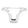 Steering Wheel Trim Cover 0994640013 Wheel Decoration Panel Decal Sticker Replacement for Benz C‑CLASS E‑CLASS Silver