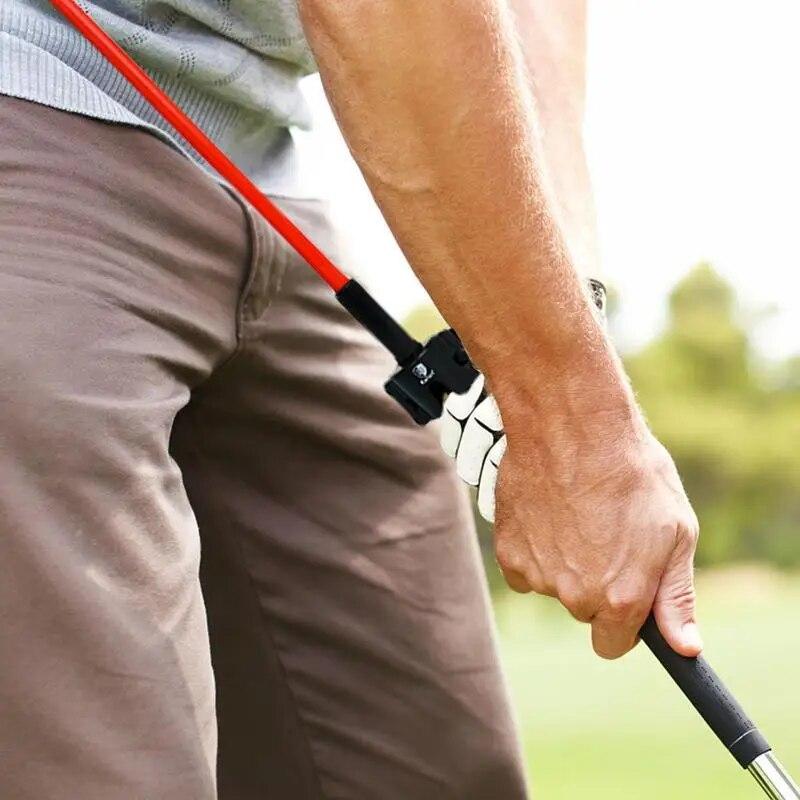 Golf Swing Trainer Stick Beginner Golf Cut Indicator Activity Buckle Golf Chipping Auxiliary Training Golf Gesture Correction