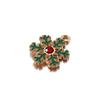 10Pcs Christmas Charms Pendants Enamel Bracelet Party Home Metal Craft Decoration Tree Hanging DIY Jewelry Making Accessories