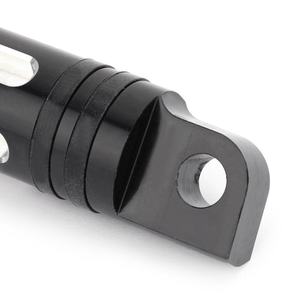 CNC Cut Motorcycle Black Foot Pegs For Harley Chopper Touring Sportster