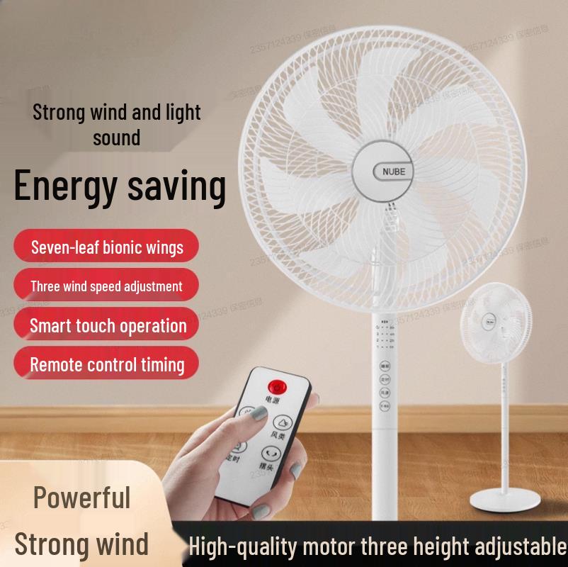 

Электрический бытовой настольный и напольный вентилятор с пультом дистанционного управления Includes extension cord (1.5 meters)