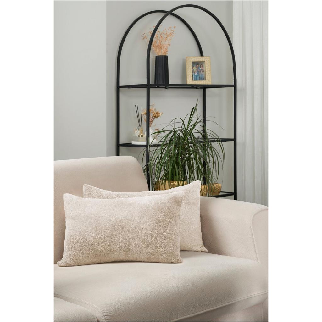 Doppelseitiger Wellsoft-Stoff, 2er-Set, 35 x 55 cm, dekorativer Geschenk-Kissenbezug aus Plüsch